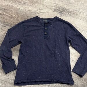 Polo by Ralph Lauren Dark Blue Henley boys M (10-12)